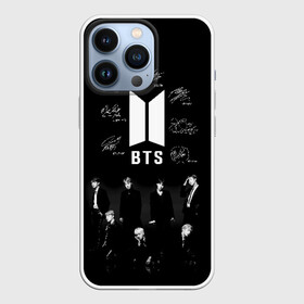 Чехол для iPhone 13 Pro с принтом BTS в Петрозаводске,  |  | autographs | bangtan boys | beyond the scene | boyband | boys | bts | chin | chonguk | edm | emblem | hip hop | jimin | jj hope | k pop | logo | rb | rm | shuga | south korean | wee | автографы | бойбенд | ви | джей хоуп | логотип | мальчики | сюга 