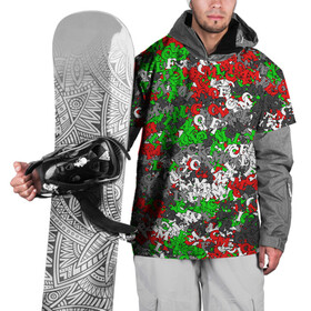 Накидка на куртку 3D с принтом Камуфляж с буквами FCLM в Петрозаводске, 100% полиэстер |  | Тематика изображения на принте: зеленый | клуб | красно зеленый | красный | локо | локомотив | москва | паттерн
