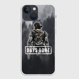 Чехол для iPhone 13 mini с принтом Days Gone в Петрозаводске,  |  | days gone | лес | лого | персонаж