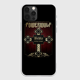 Чехол для iPhone 12 Pro с принтом Powerwolf Bible в Петрозаводске, силикон | область печати: задняя сторона чехла, без боковых панелей | powerwolf | метал | повервольф | повервульф | рок