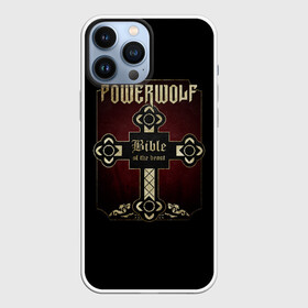 Чехол для iPhone 13 Pro Max с принтом Powerwolf Bible в Петрозаводске,  |  | Тематика изображения на принте: powerwolf | метал | повервольф | повервульф | рок