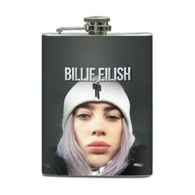 Фляга с принтом BILLIE EILISH в Петрозаводске, металлический корпус | емкость 0,22 л, размер 125 х 94 мм. Виниловая наклейка запечатывается полностью | ayelish | bad guy | bellyache | bilie eilish | bilie elish | billie | billie eilish | eilish | electronic | elish | music | били айлиш | билли айлиш | эйлиш | элиш