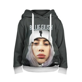 Детская толстовка 3D с принтом BILLIE EILISH в Петрозаводске, 100% полиэстер | двухслойный капюшон со шнурком для регулировки, мягкие манжеты на рукавах и по низу толстовки, спереди карман-кенгуру с мягким внутренним слоем | ayelish | bad guy | bellyache | bilie eilish | bilie elish | billie | billie eilish | eilish | electronic | elish | music | били айлиш | билли айлиш | эйлиш | элиш