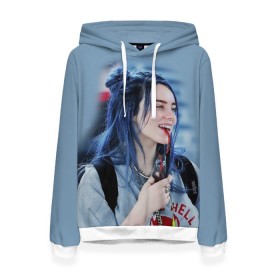 Женская толстовка 3D с принтом BILLIE EILISH в Петрозаводске, 100% полиэстер  | двухслойный капюшон со шнурком для регулировки, мягкие манжеты на рукавах и по низу толстовки, спереди карман-кенгуру с мягким внутренним слоем. | ayelish | bad guy | bellyache | bilie eilish | bilie elish | billie | billie eilish | eilish | electronic | elish | music | били айлиш | билли айлиш | эйлиш | элиш