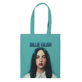 Шоппер 3D с принтом BILLIE EILISH в Петрозаводске, 100% полиэстер | Плотность: 200 г/м2; Размер: 34×35 см; Высота лямок: 30 см | ayelish | bad guy | bellyache | bilie eilish | bilie elish | billie | billie eilish | eilish | electronic | elish | music | били айлиш | билли айлиш | эйлиш | элиш