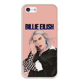 Чехол для iPhone 5/5S матовый с принтом BILLIE EILISH в Петрозаводске, Силикон | Область печати: задняя сторона чехла, без боковых панелей | ayelish | bad guy | bellyache | bilie eilish | bilie elish | billie | billie eilish | eilish | electronic | elish | music | били айлиш | билли айлиш | эйлиш | элиш