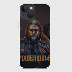 Чехол для iPhone 13 mini с принтом Powerwolf в Петрозаводске,  |  | powerwolf | метал | повервольф | повервульф | рок