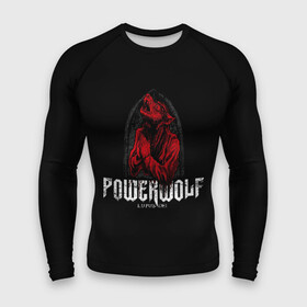 Мужской рашгард 3D с принтом Powerwolf в Петрозаводске,  |  | powerwolf | метал | повервольф | повервульф | рок
