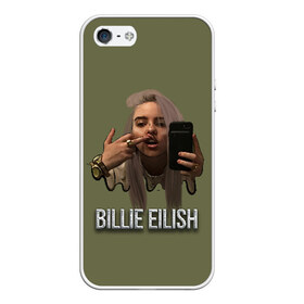 Чехол для iPhone 5/5S матовый с принтом BILLIE EILISH в Петрозаводске, Силикон | Область печати: задняя сторона чехла, без боковых панелей | ayelish | bad guy | bellyache | bilie eilish | bilie elish | billie | billie eilish | eilish | electronic | elish | music | били айлиш | билли айлиш | эйлиш | элиш