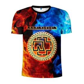 Мужская футболка 3D спортивная с принтом Rammstein в Петрозаводске, 100% полиэстер с улучшенными характеристиками | приталенный силуэт, круглая горловина, широкие плечи, сужается к линии бедра | amerika | art | germany | logo | rammstein | rock | till lindemann | арт | германия | группа | логотип | музыка | немецкая группа | немцы | песня | раммштайн | рамштайн | рок