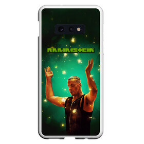 Чехол для Samsung S10E с принтом Rammstein в Петрозаводске, Силикон | Область печати: задняя сторона чехла, без боковых панелей | Тематика изображения на принте: amerika | art | germany | logo | rammstein | rock | till lindemann | арт | германия | группа | логотип | музыка | немецкая группа | немцы | песня | раммштайн | рамштайн | рок