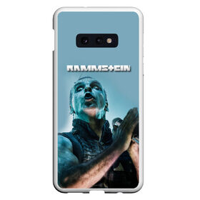 Чехол для Samsung S10E с принтом Rammstein в Петрозаводске, Силикон | Область печати: задняя сторона чехла, без боковых панелей | Тематика изображения на принте: amerika | art | germany | logo | rammstein | rock | till lindemann | арт | германия | группа | логотип | музыка | немецкая группа | немцы | песня | раммштайн | рамштайн | рок