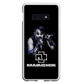 Чехол для Samsung S10E с принтом Rammstein в Петрозаводске, Силикон | Область печати: задняя сторона чехла, без боковых панелей | Тематика изображения на принте: amerika | art | germany | logo | rammstein | rock | till lindemann | арт | германия | группа | логотип | музыка | немецкая группа | немцы | песня | раммштайн | рамштайн | рок