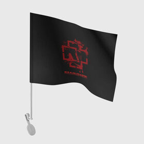 Флаг для автомобиля с принтом Rammstein в Петрозаводске, 100% полиэстер | Размер: 30*21 см | amerika | art | germany | logo | rammstein | rock | till lindemann | арт | германия | группа | логотип | музыка | немецкая группа | немцы | песня | раммштайн | рамштайн | рок