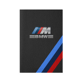 Обложка для паспорта матовая кожа с принтом BMW КАРБОН в Петрозаводске, натуральная матовая кожа | размер 19,3 х 13,7 см; прозрачные пластиковые крепления | bmw | абстракция | авто | автомобиль | лого | логотип | машина | скорость
