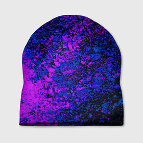 Шапка 3D с принтом Брызги краски в Петрозаводске, 100% полиэстер | универсальный размер, печать по всей поверхности изделия | брызги | брызги красок | краска | красочные | пятна | пятна краски | цветные | яркие