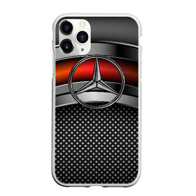 Чехол для iPhone 11 Pro матовый с принтом Mercedes-Benz Metal в Петрозаводске, Силикон |  | mercedes | mercedes benz | авто | железо | кольчуга | лого авто | мерс | мерседес | метал | металлическая | сетка | сталь | цепи