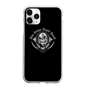 Чехол для iPhone 11 Pro Max матовый с принтом Five Finger Death Punch в Петрозаводске, Силикон |  | Тематика изображения на принте: 5fdp | ffdp | five finger | five finger death | five finger death punch | metal | rock | метал | рок