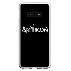 Чехол для Samsung S10E с принтом Satyricon в Петрозаводске, Силикон | Область печати: задняя сторона чехла, без боковых панелей | Тематика изображения на принте: black metal | metal | rock | satyricon | метал | рок