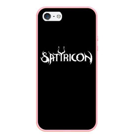 Чехол для iPhone 5/5S матовый с принтом Satyricon в Петрозаводске, Силикон | Область печати: задняя сторона чехла, без боковых панелей | Тематика изображения на принте: black metal | metal | rock | satyricon | метал | рок