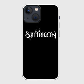 Чехол для iPhone 13 mini с принтом Satyricon в Петрозаводске,  |  | Тематика изображения на принте: black metal | metal | rock | satyricon | метал | рок