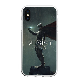 Чехол для iPhone XS Max матовый с принтом Within Temptation RESIST в Петрозаводске, Силикон | Область печати: задняя сторона чехла, без боковых панелей | metal | rock | within temptation | метал | рок