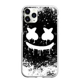 Чехол для iPhone 11 Pro Max матовый с принтом MARSHMELLO MELT в Петрозаводске, Силикон |  | america | dj | marshmello | usa | америка | брызги | краски | маршмелло