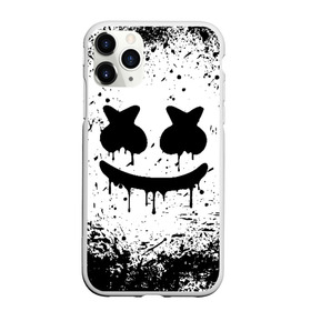 Чехол для iPhone 11 Pro матовый с принтом MARSHMELLO MELT в Петрозаводске, Силикон |  | america | dj | marshmello | usa | америка | брызги | краски | маршмелло