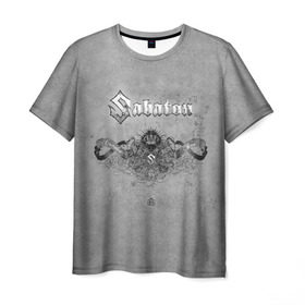 Мужская футболка 3D с принтом Sabaton в Петрозаводске, 100% полиэфир | прямой крой, круглый вырез горловины, длина до линии бедер | metal | rock | sabaton | мерч | метал | рок | рок группа | рок музыка | рокер | сабатон | швеция