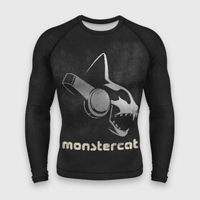 Мужской рашгард 3D с принтом Monstercat в Петрозаводске,  |  | monstercat | клуб | клубная музыка | кот | котенок | кошка | лейбл | монстар | монстар кет | монстер | музыка | танцевальная музыка | электронная | электронная музыка