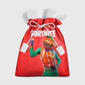 Подарочный 3D мешок с принтом Fortnite (Tomato) в Петрозаводске, 100% полиэстер | Размер: 29*39 см | fortnite | game | like | mem | skin | skins | tomato | помидор | скин | томат | форнайн | форнайт | фортнайн | фортнайт
