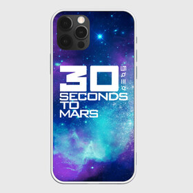 Чехол для iPhone 12 Pro Max с принтом 30 SECONDS TO MARS в Петрозаводске, Силикон |  | Тематика изображения на принте: 30 seconds to mars | 30 секунд до марса | space | джаред лето | космос