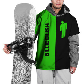 Накидка на куртку 3D с принтом BILLIE EILISH GLITCH в Петрозаводске, 100% полиэстер |  | be | billie | billie eilish | blohsh | ghoul | билли | билли айлиш