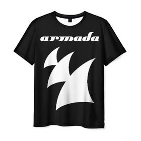 Мужская футболка 3D с принтом Armada Music в Петрозаводске, 100% полиэфир | прямой крой, круглый вырез горловины, длина до линии бедер | armada | armada music | armin | armin van buuren | van buuren