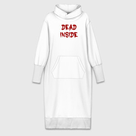 Платье удлиненное хлопок с принтом Dead inside в Петрозаводске,  |  | dead inside | dont open dead inside | дед внутри | дед инсайд
