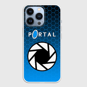 Чехол для iPhone 13 Pro с принтом PORTAL в Петрозаводске,  |  | glados | half life. | portal | пиктограммы | портал | телепорт