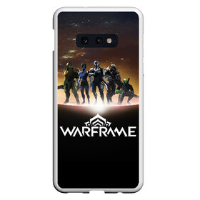 Чехол для Samsung S10E с принтом WARFRAME Planet в Петрозаводске, Силикон | Область печати: задняя сторона чехла, без боковых панелей | Тематика изображения на принте: excalibur | game | games | inaros | ivara | logo | lotus | nezha | rhino | saryn | stalker | symbol | tenno | trinity | warframe | варфрейм | игра | игры | лого | лотос | раса | символ | сталкер | тэнно | экзоскелет