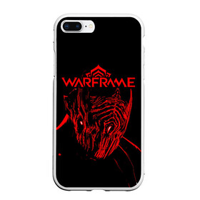 Чехол для iPhone 7Plus/8 Plus матовый с принтом WARFRAME - Red Stalker в Петрозаводске, Силикон | Область печати: задняя сторона чехла, без боковых панелей | excalibur | game | games | inaros | ivara | logo | lotus | nezha | rhino | saryn | stalker | symbol | tenno | trinity | warframe | варфрейм | игра | игры | лого | лотос | раса | символ | сталкер | тэнно | экзоскелет