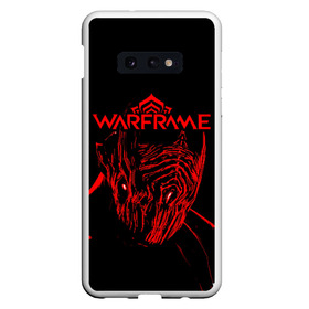 Чехол для Samsung S10E с принтом WARFRAME - Red Stalker в Петрозаводске, Силикон | Область печати: задняя сторона чехла, без боковых панелей | Тематика изображения на принте: excalibur | game | games | inaros | ivara | logo | lotus | nezha | rhino | saryn | stalker | symbol | tenno | trinity | warframe | варфрейм | игра | игры | лого | лотос | раса | символ | сталкер | тэнно | экзоскелет