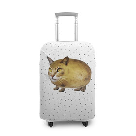 Чехол для чемодана 3D с принтом ЧИЛИПИ*ДРИК в Петрозаводске, 86% полиэфир, 14% спандекс | двустороннее нанесение принта, прорези для ручек и колес | Тематика изображения на принте: internet | meme | memes | pikabu | интернет | картофель | картошка | киса | киска | кот | котенок | котик | коты | котята | кошки | мем | мемас | мемасы | мемы | пикабу | прикол | приколы | чикибряк | шутка | юмор
