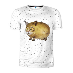 Мужская футболка 3D спортивная с принтом ЧИЛИПИ*ДРИК в Петрозаводске, 100% полиэстер с улучшенными характеристиками | приталенный силуэт, круглая горловина, широкие плечи, сужается к линии бедра | Тематика изображения на принте: internet | meme | memes | pikabu | интернет | картофель | картошка | киса | киска | кот | котенок | котик | коты | котята | кошки | мем | мемас | мемасы | мемы | пикабу | прикол | приколы | чикибряк | шутка | юмор