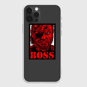 Чехол для iPhone 12 Pro Max с принтом Big Boss MGS в Петрозаводске, Силикон |  | art | big boss | game | metal gear | metal gear solid | mgs | кодзима гений