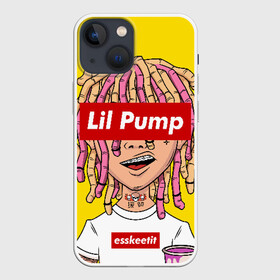 Чехол для iPhone 13 mini с принтом Lil Pump в Петрозаводске,  |  | esskeetit | gazzy garcia | gucci gang | lil pump | lilpump | газзи гарсия | лил памп | рэп | рэпер | эшкере