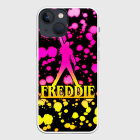 Чехол для iPhone 13 mini с принтом Freddie в Петрозаводске,  |  | bohemian | brian | freddie | john | mercury | must go on | queen | rhapsody | roger | taylor | the miracle | the show | богемская | рапсодия | роджер тейлор | фредди меркьюри