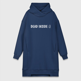 Платье-худи хлопок с принтом Dead inside в Петрозаводске,  |  | dead incide | dead inside | deadinside | деад инсайд | дед инсайд