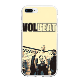 Чехол для iPhone 7Plus/8 Plus матовый с принтом Volbeat в Петрозаводске, Силикон | Область печати: задняя сторона чехла, без боковых панелей | Тематика изображения на принте: groove metal | hardcore | psychobilly | volbeat | волбит