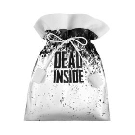 Подарочный 3D мешок с принтом Dead Inside в Петрозаводске, 100% полиэстер | Размер: 29*39 см | Тематика изображения на принте: dead | dota | inside | аниме | внутри | гуль | дэд | инсайд | мертвец | мертвый | токийский