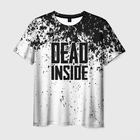 Мужская футболка 3D с принтом Dead Inside в Петрозаводске, 100% полиэфир | прямой крой, круглый вырез горловины, длина до линии бедер | dead | dota | inside | аниме | внутри | гуль | дэд | инсайд | мертвец | мертвый | токийский