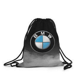 Рюкзак-мешок 3D с принтом BMW в Петрозаводске, 100% полиэстер | плотность ткани — 200 г/м2, размер — 35 х 45 см; лямки — толстые шнурки, застежка на шнуровке, без карманов и подкладки | bmw | bmw performance | m | motorsport | performance | бмв | моторспорт