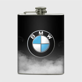 Фляга с принтом BMW в Петрозаводске, металлический корпус | емкость 0,22 л, размер 125 х 94 мм. Виниловая наклейка запечатывается полностью | Тематика изображения на принте: bmw | bmw performance | m | motorsport | performance | бмв | моторспорт